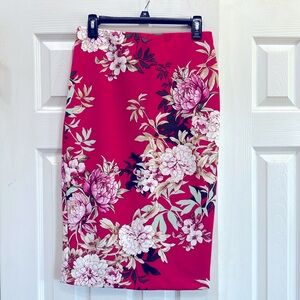New York & Co Floral Pencil Skirt